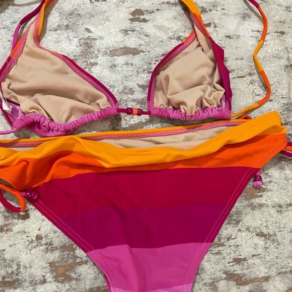 Xhilaration Bikini Striped - Picture 3 of 3